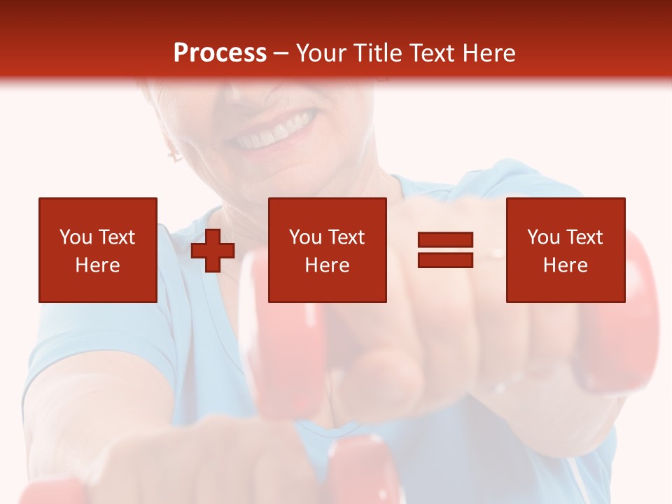 Active Exercise Smiling PowerPoint Template