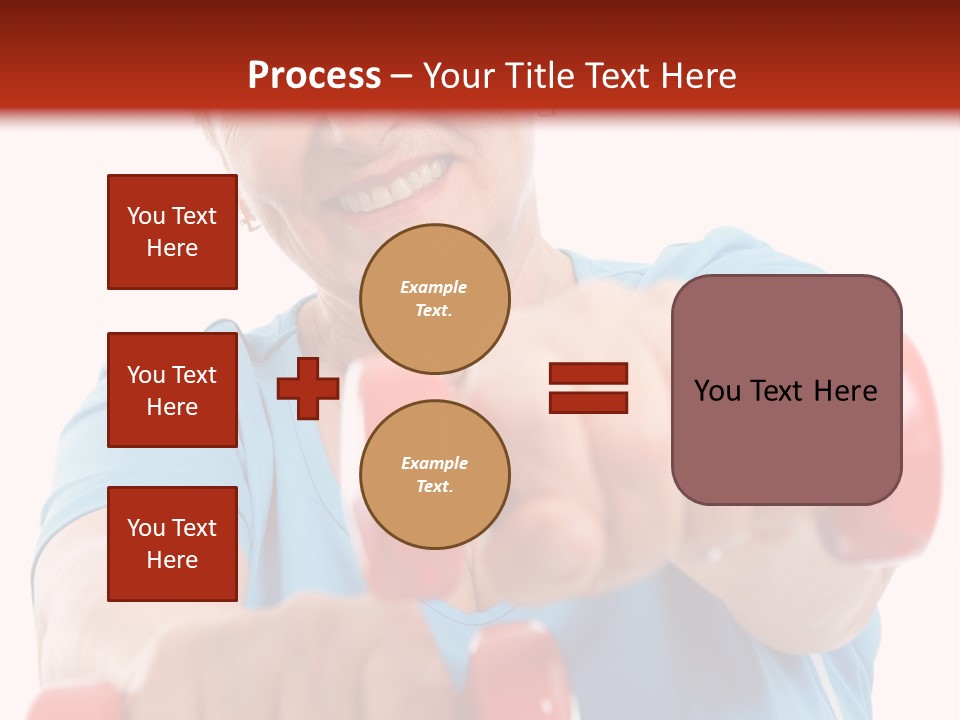 Active Exercise Smiling PowerPoint Template