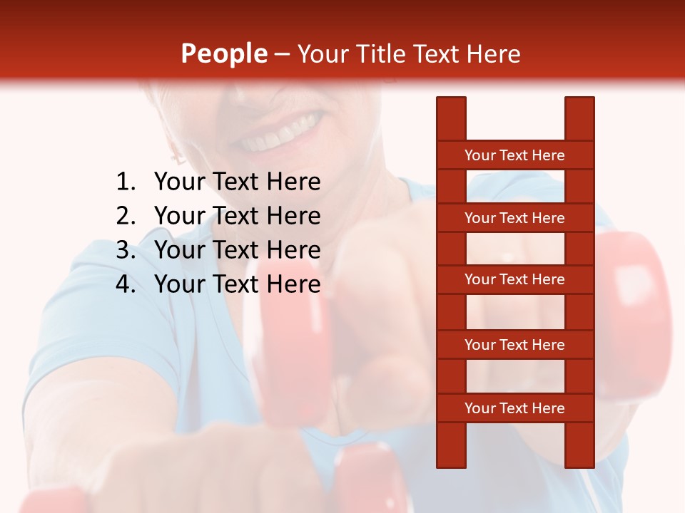 Active Exercise Smiling PowerPoint Template