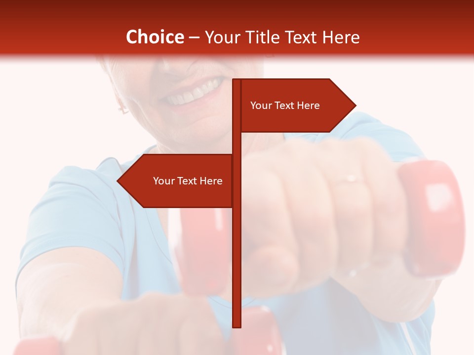 Active Exercise Smiling PowerPoint Template