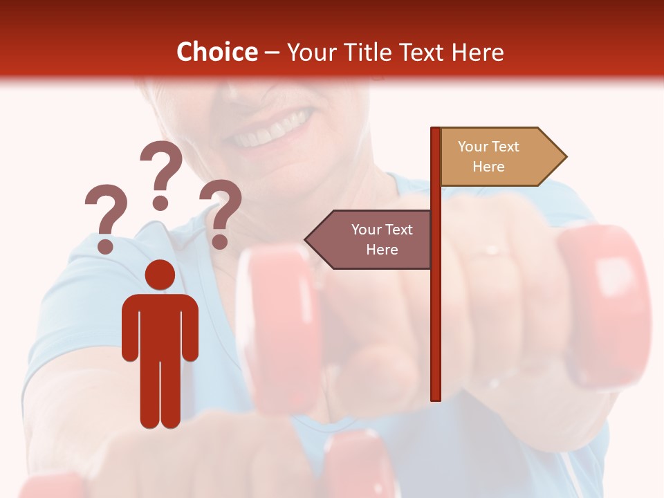 Active Exercise Smiling PowerPoint Template