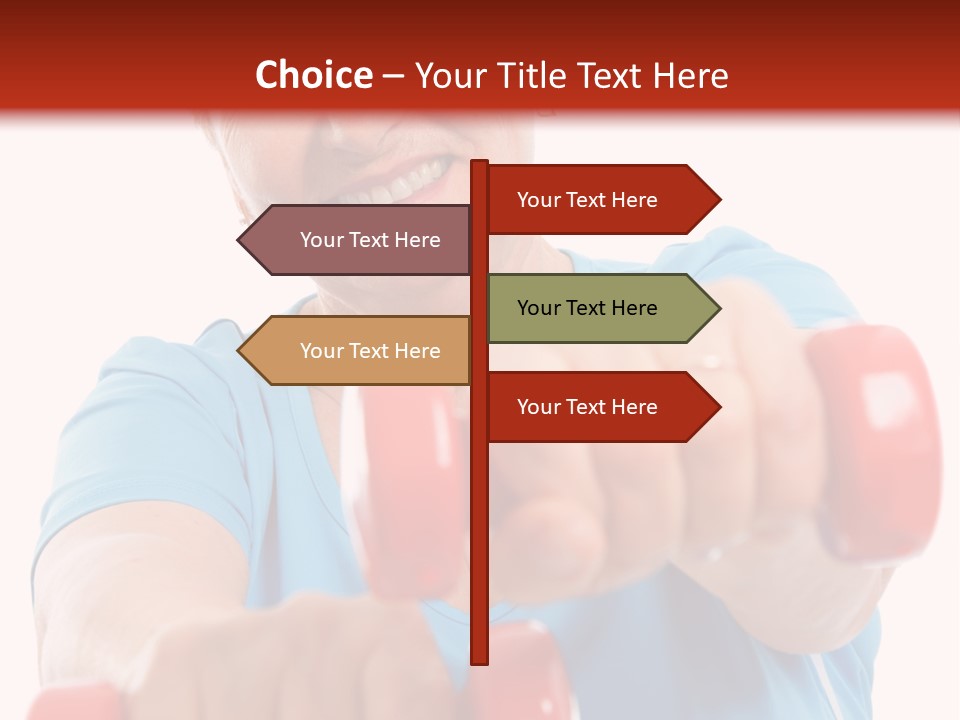 Active Exercise Smiling PowerPoint Template