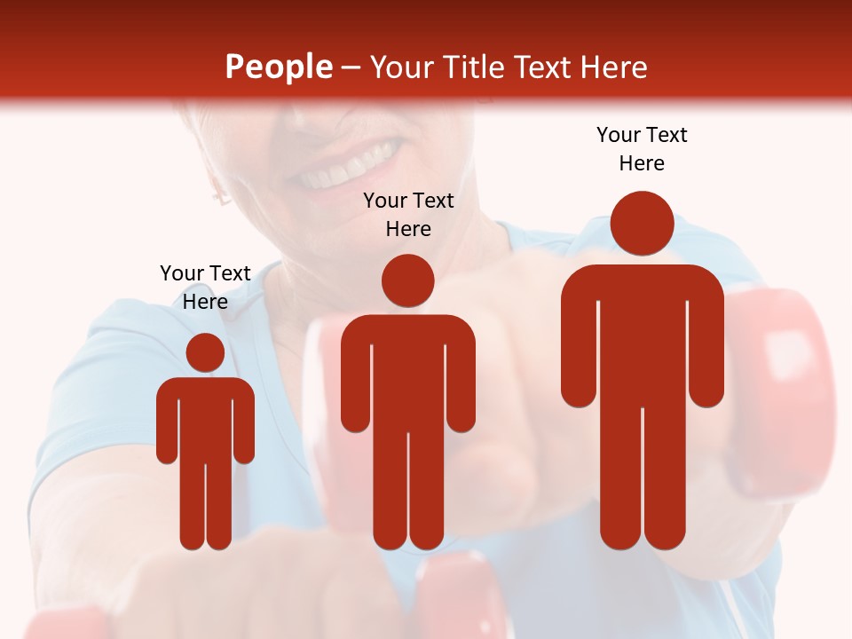 Active Exercise Smiling PowerPoint Template