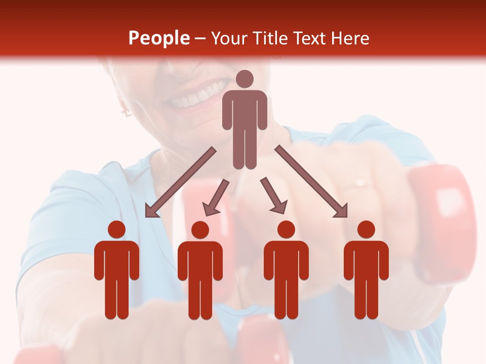 Active Exercise Smiling PowerPoint Template