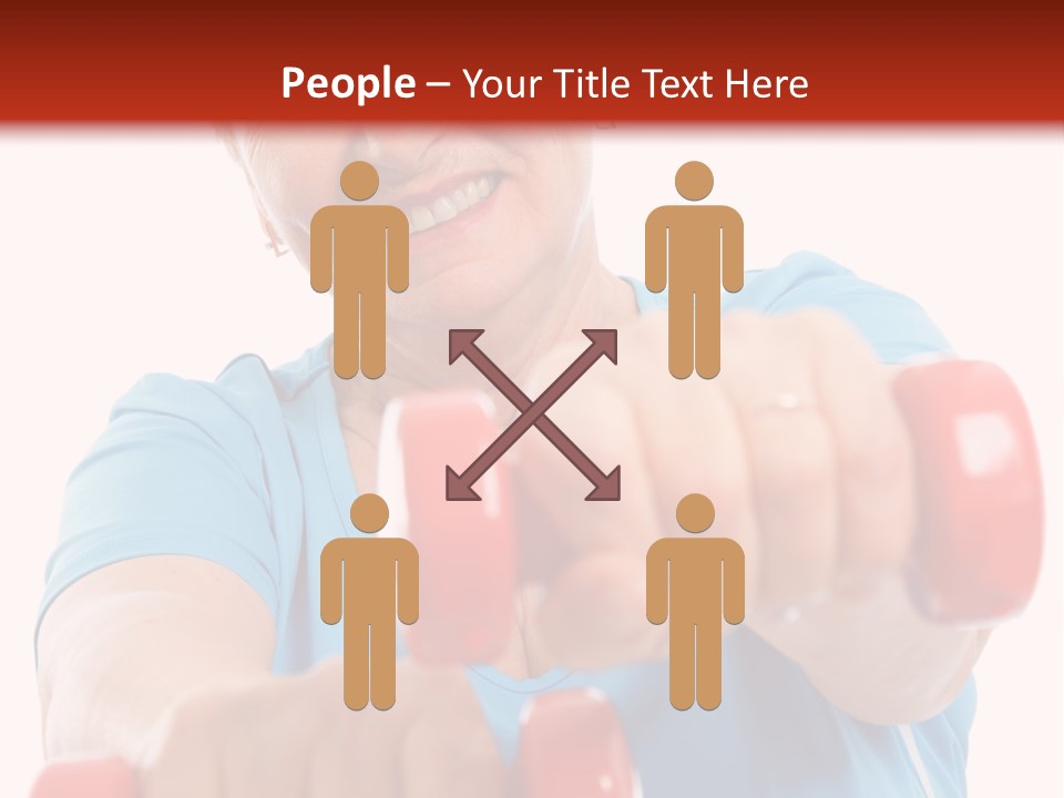 Active Exercise Smiling PowerPoint Template