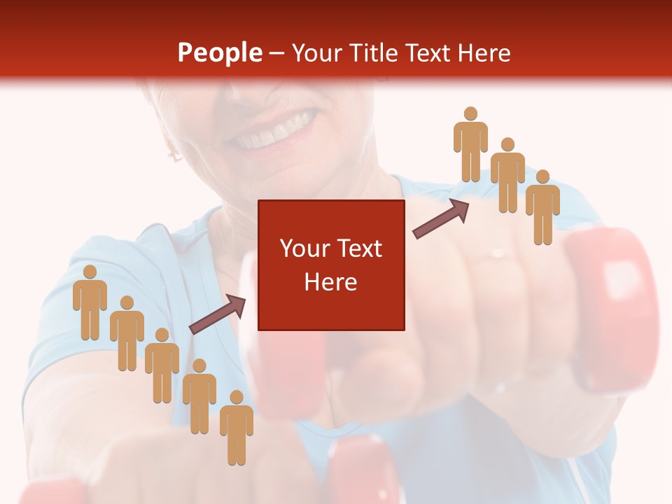 Active Exercise Smiling PowerPoint Template