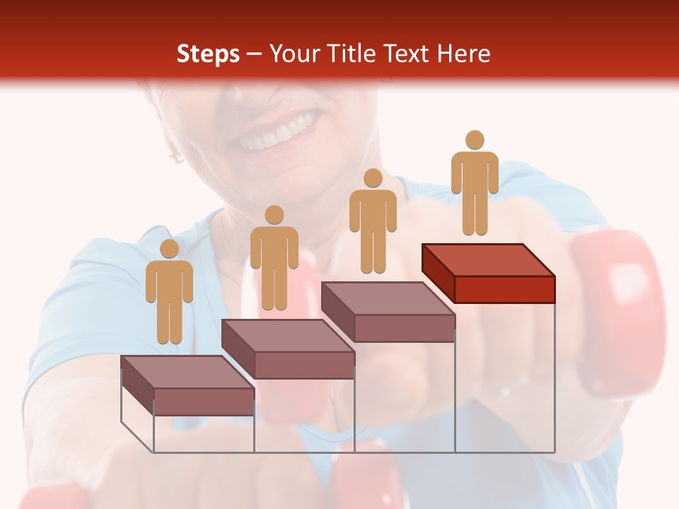 Active Exercise Smiling PowerPoint Template