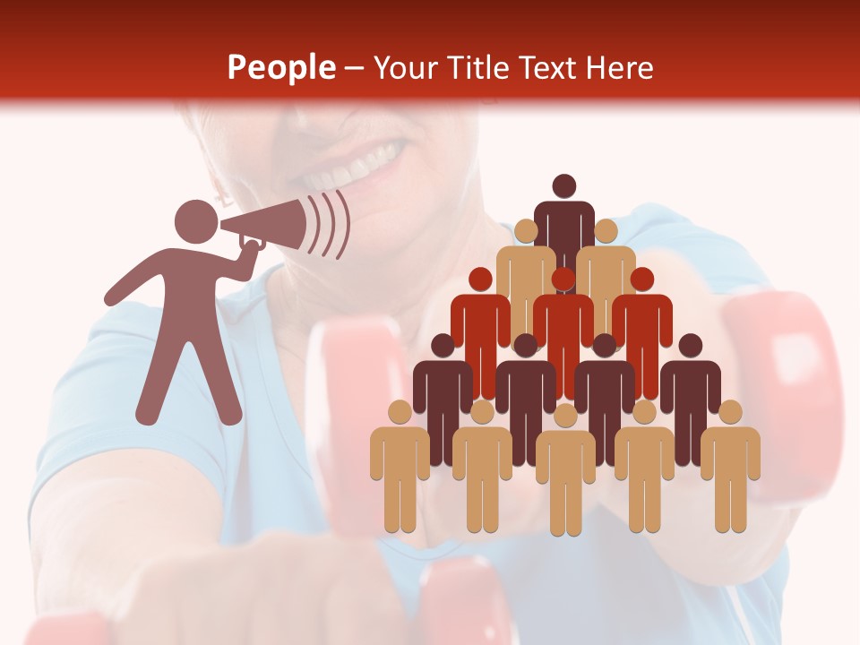 Active Exercise Smiling PowerPoint Template