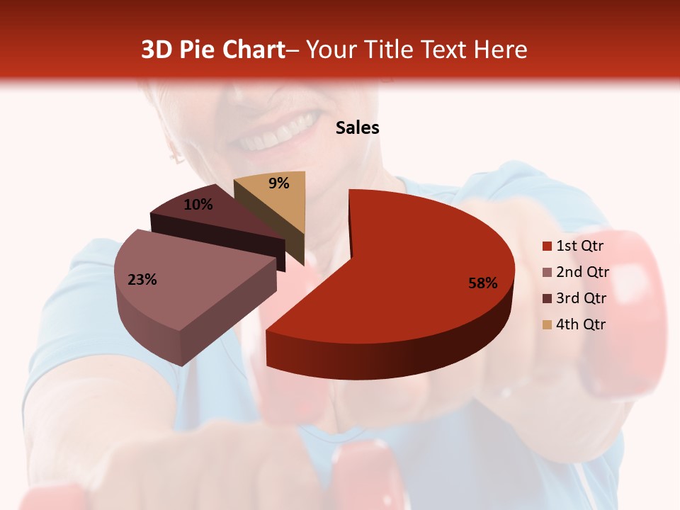 Active Exercise Smiling PowerPoint Template