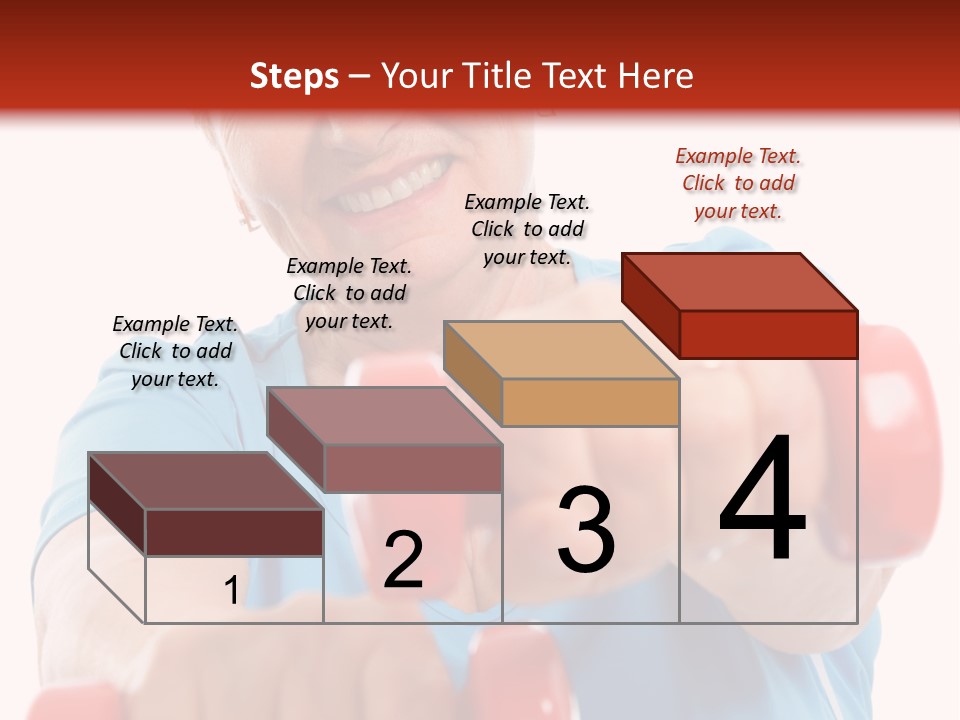 Active Exercise Smiling PowerPoint Template
