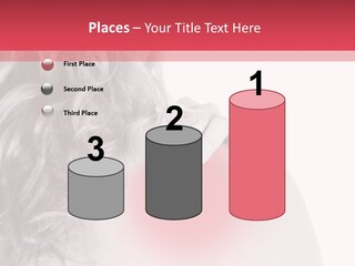 Black And White Model Tension PowerPoint Template