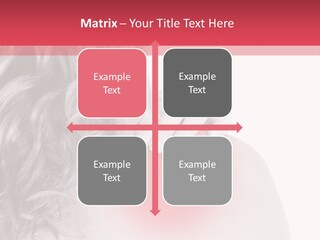 Black And White Model Tension PowerPoint Template