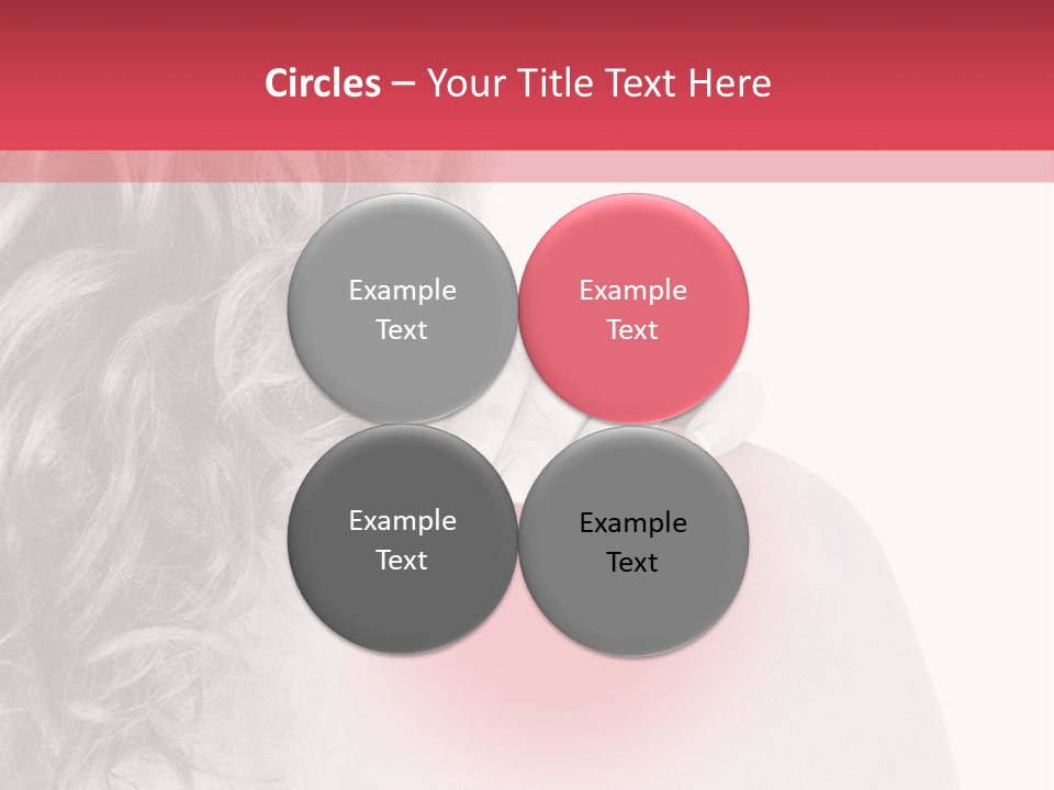 Black And White Model Tension PowerPoint Template