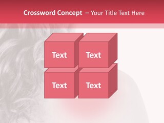 Black And White Model Tension PowerPoint Template
