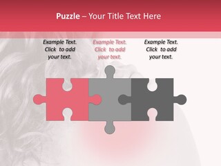 Black And White Model Tension PowerPoint Template