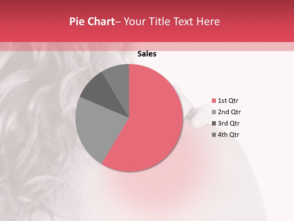 Black And White Model Tension PowerPoint Template