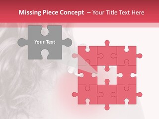 Black And White Model Tension PowerPoint Template