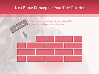 Black And White Model Tension PowerPoint Template