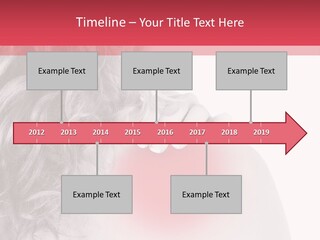 Black And White Model Tension PowerPoint Template