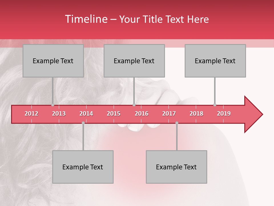 Black And White Model Tension PowerPoint Template