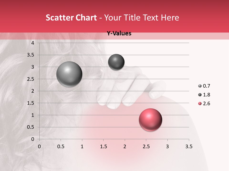 Black And White Model Tension PowerPoint Template
