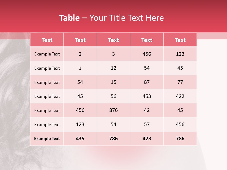 Black And White Model Tension PowerPoint Template