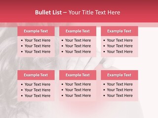 Black And White Model Tension PowerPoint Template