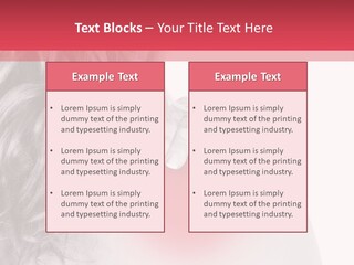 Black And White Model Tension PowerPoint Template