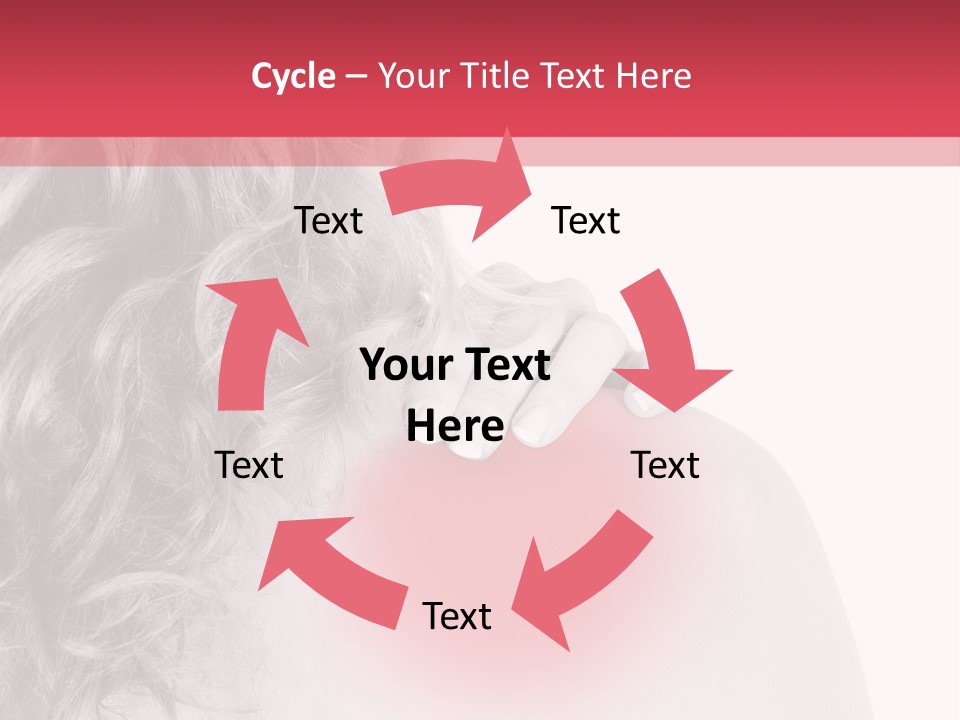 Black And White Model Tension PowerPoint Template