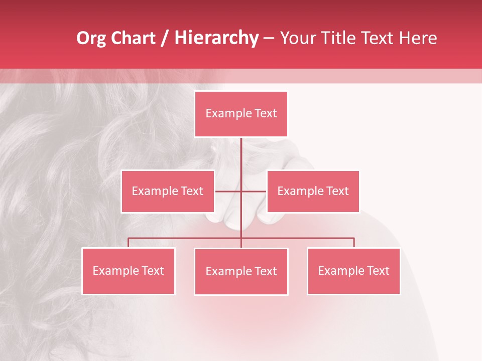 Black And White Model Tension PowerPoint Template