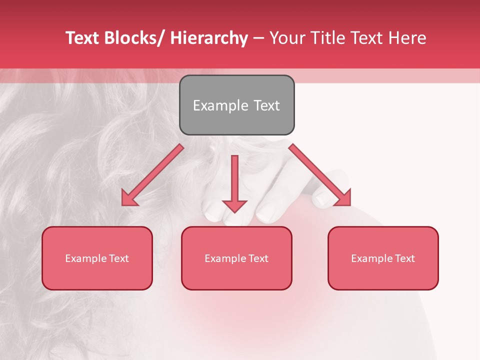 Black And White Model Tension PowerPoint Template