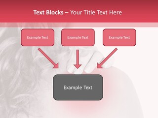 Black And White Model Tension PowerPoint Template
