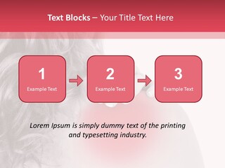 Black And White Model Tension PowerPoint Template