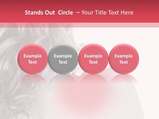 Black And White Model Tension PowerPoint Template