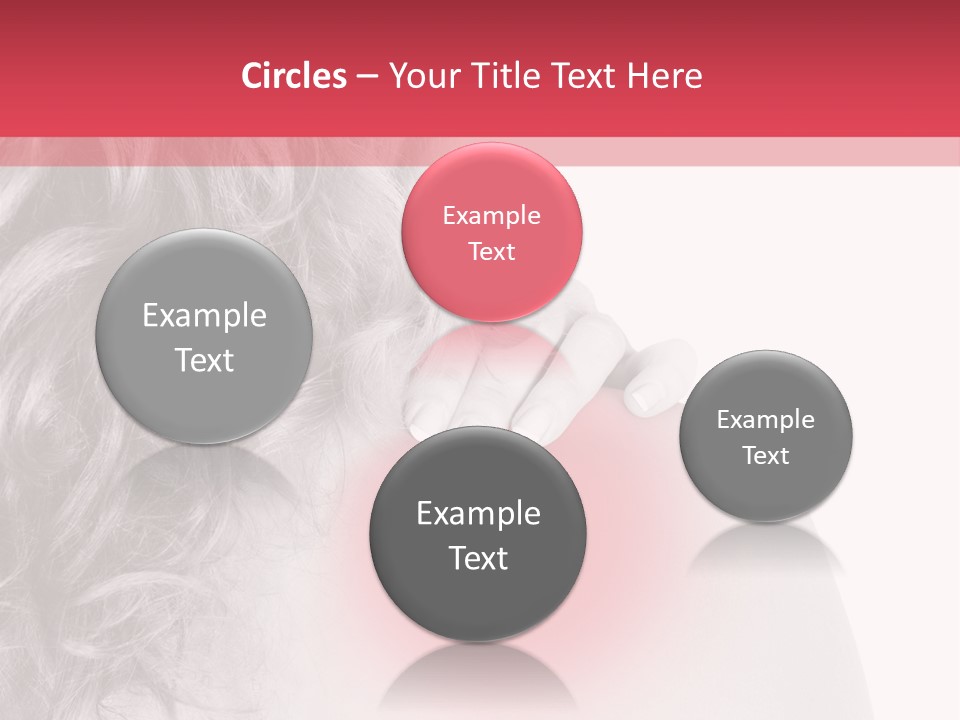 Black And White Model Tension PowerPoint Template