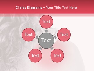 Black And White Model Tension PowerPoint Template