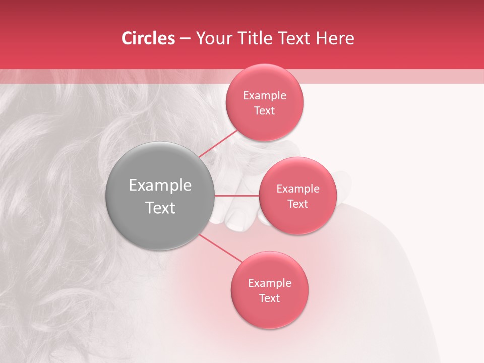 Black And White Model Tension PowerPoint Template