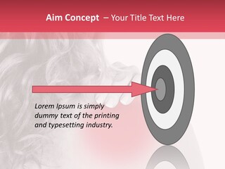 Black And White Model Tension PowerPoint Template