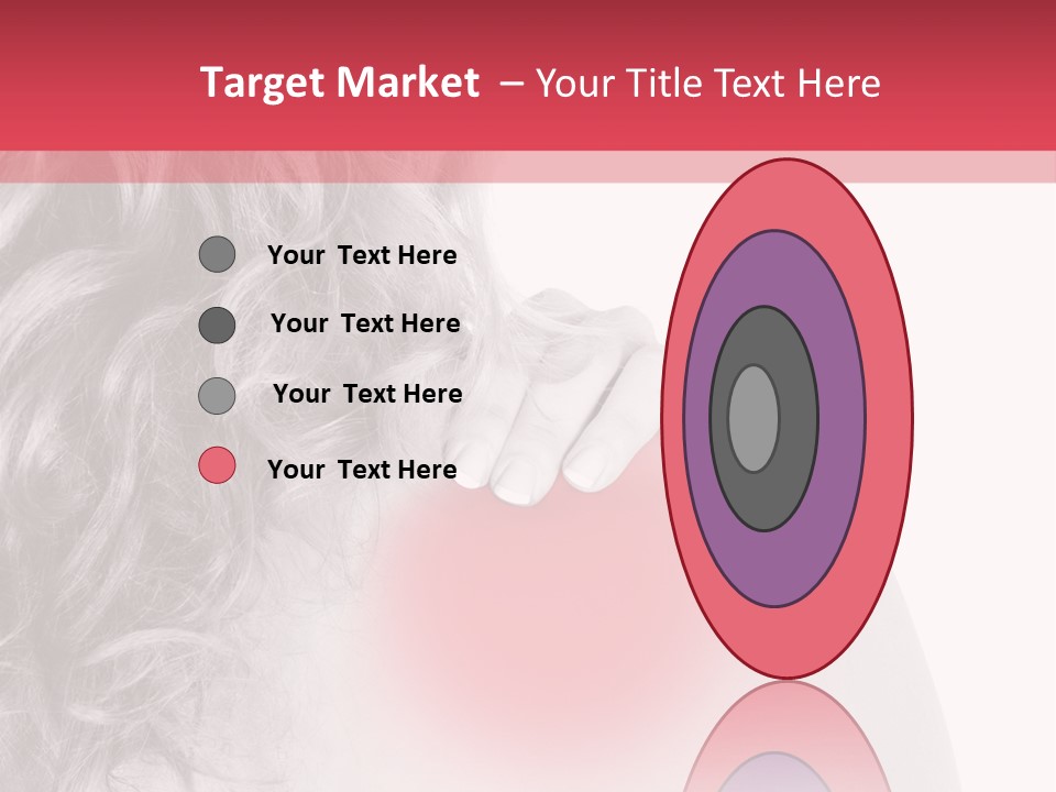 Black And White Model Tension PowerPoint Template