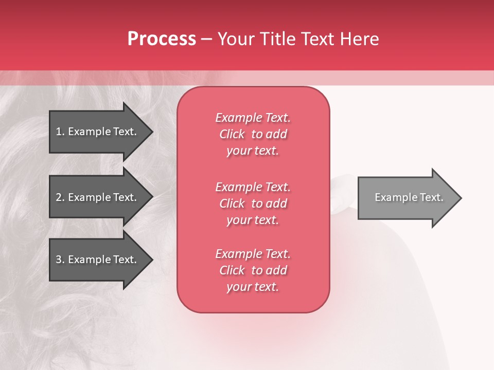 Black And White Model Tension PowerPoint Template