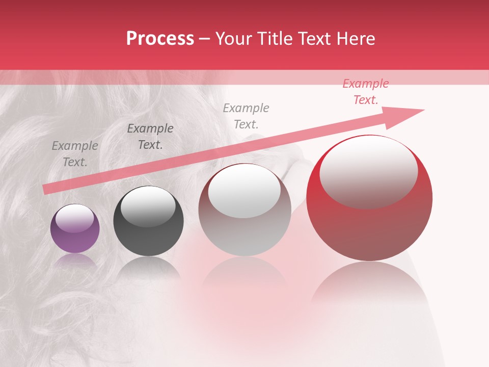 Black And White Model Tension PowerPoint Template