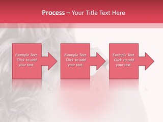 Black And White Model Tension PowerPoint Template