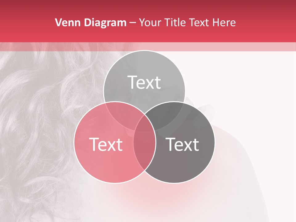 Black And White Model Tension PowerPoint Template