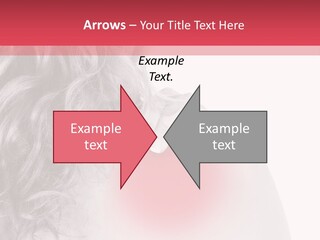 Black And White Model Tension PowerPoint Template