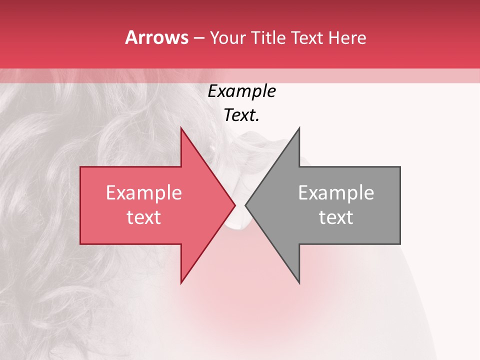 Black And White Model Tension PowerPoint Template