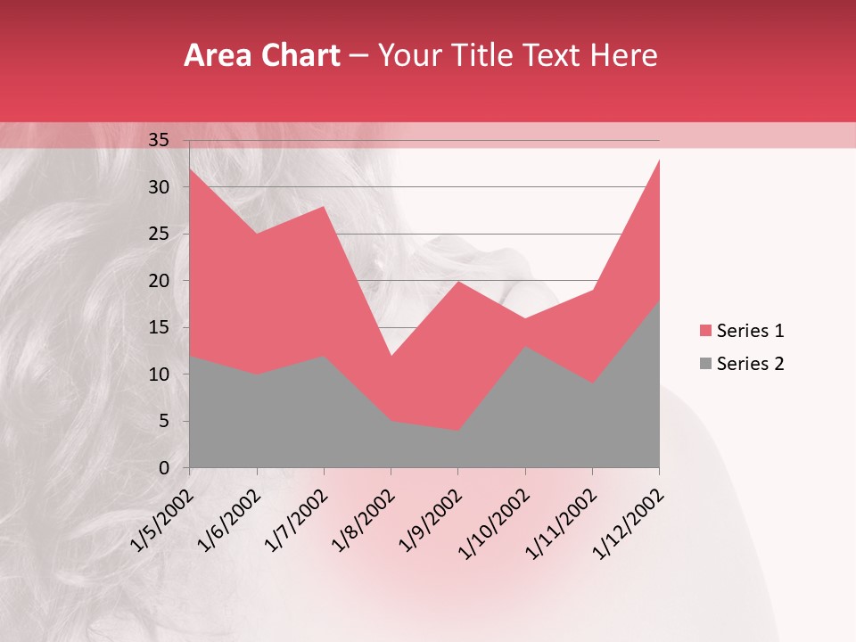 Black And White Model Tension PowerPoint Template