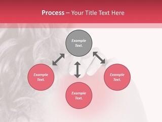 Black And White Model Tension PowerPoint Template