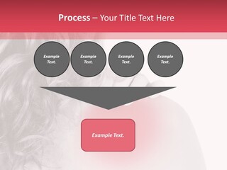 Black And White Model Tension PowerPoint Template