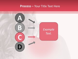 Black And White Model Tension PowerPoint Template