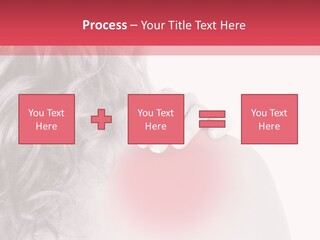 Black And White Model Tension PowerPoint Template